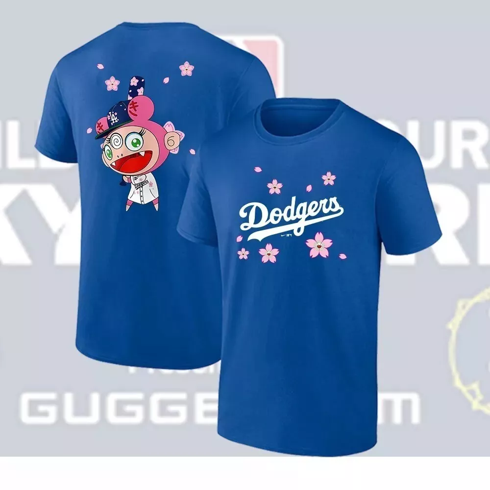 Men Los Angeles Dodgers blank blue MLB 2025 Tshirt style 32